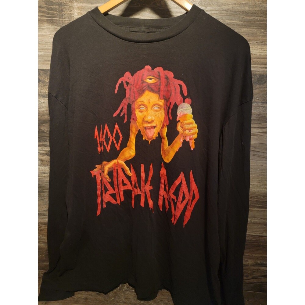 Trippie Redd Shirt Mens Xl Long Sleeve Black 1400 Lifes A Trip Rap Tee